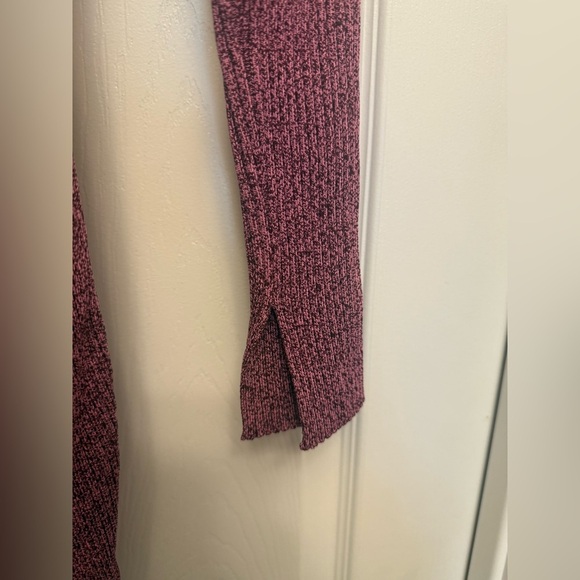 Jonathan Simkhai Womens Danika Cut Out Long Sleeve Marled Midi Dress Small B4HP - Picture 6 of 9